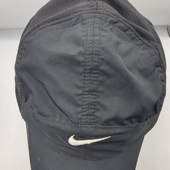 Nike Dri Fit Adults Unisex Black Athletic Hat Lightweight Adjustable Casual main image 4